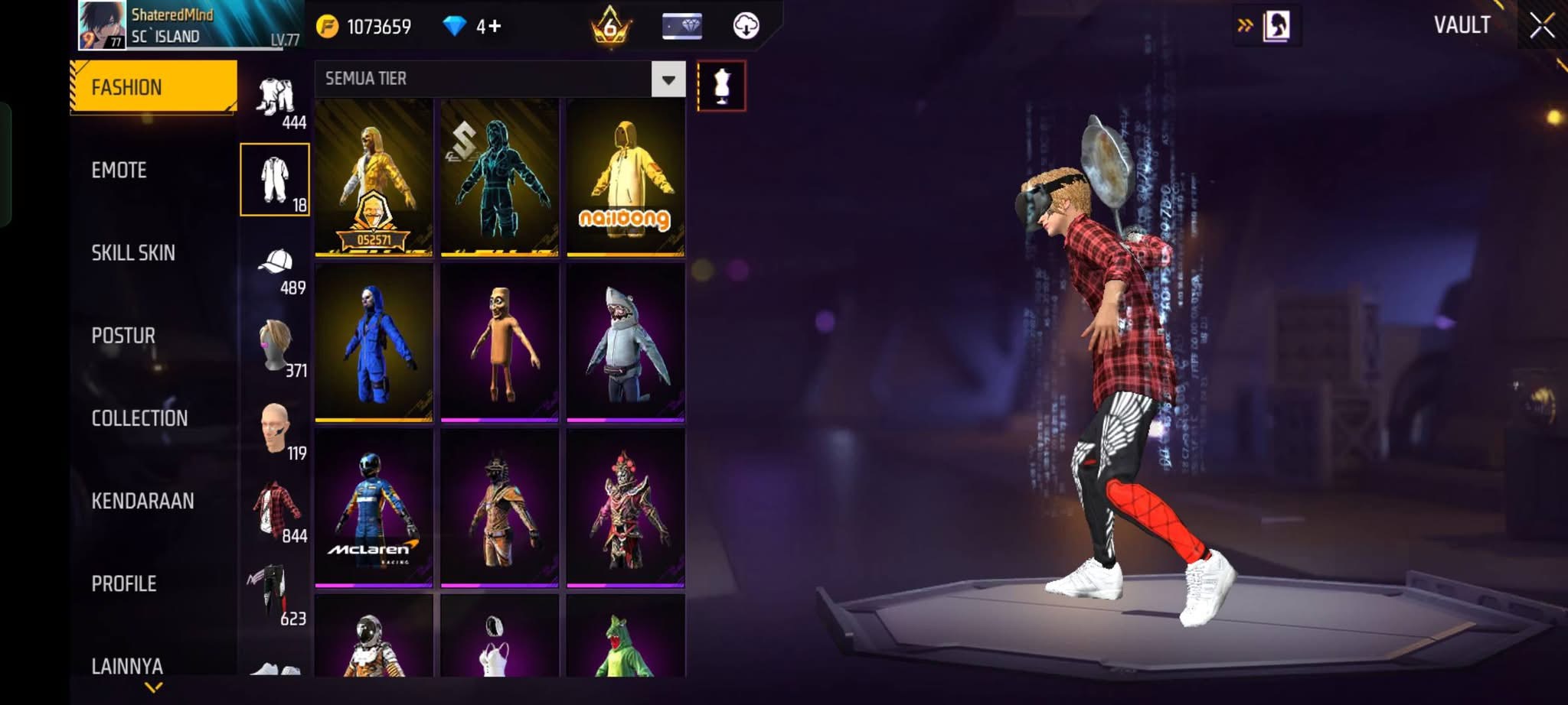 cluber on 2 biji avatar langka banyak