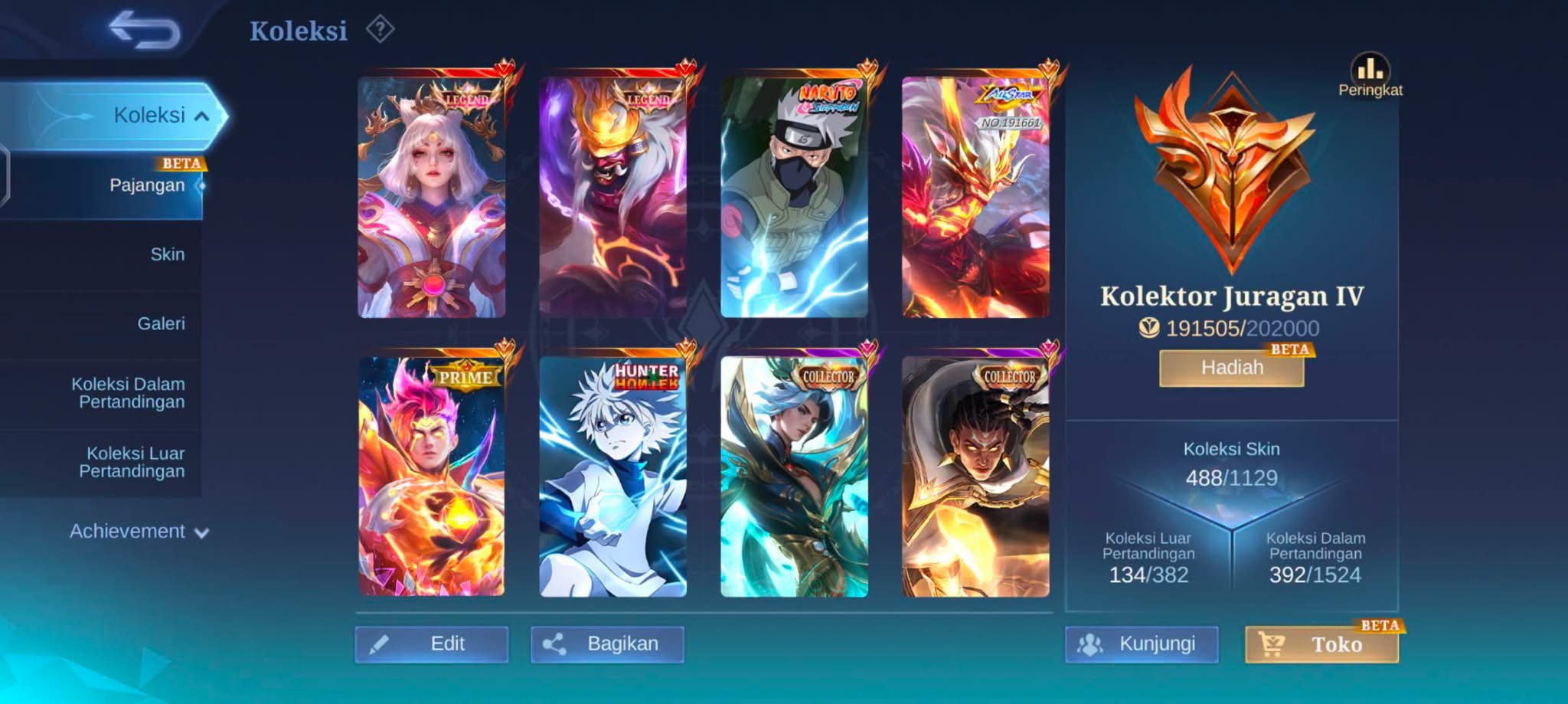 skin idaman jung/gold