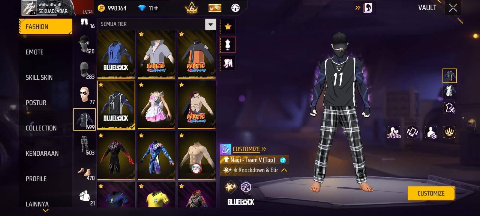 Vault rame banyak cluber